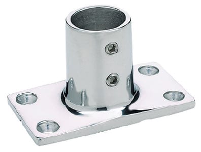 Seachoice Rectangular Base Rail Fitting for 7/8" OD Tubing