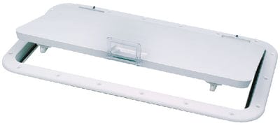 Seachoice 39161 10" x 20" ID Hatch - Arctic White