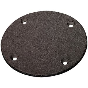 Seachoice Polypropylene Cover Plate Black<BR>OD: 5-5/8"