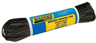 Seachoice Braided Utility Line 1/8" x 100'<BR>Black