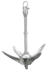 Seachoice 41000 Galvanized Folding Grapnel Anchor: 3-1/2 lbs.