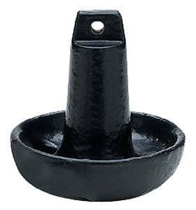 Seachoice Mushroom Anchor<BR>Black Vinyl Coated / 8 lbs.