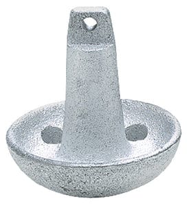 Seachoice Mushroom Anchor<BR>Aluminum Painted / 10 lbs.