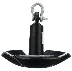 Seachoice 41500 Black Vinyl Coated River Anchor: 12 lbs.