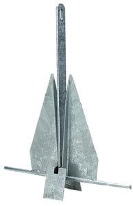 Seachoice 41720 Hot Dipped Galvanized Deluxe Anchor: Size 8S
