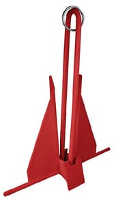 Seachoice PVC Coated Slip-Ring Anchor: Red