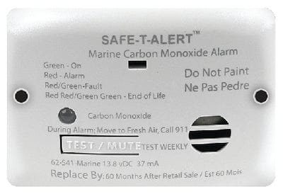 Seachoice 46361  62 Series Carbon Monoxide Detector: Flush Mount
