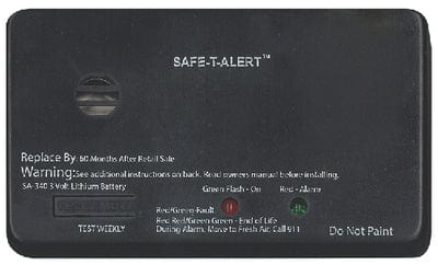 Seachoice 56376 Battery-Operated Carbon Monoxide Alarm: Black
