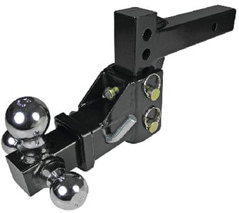 Seachoice Tri-Ball Adjustable Trailer Hitch Fits 1-7/8": 2" and 2-5/16" Balls