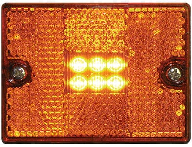 Seachoice 52891 LED Square Stud-Mount Clearance/Marker Light