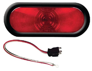 Seachoice 52931 3-Function Sealed Oval Flush-Mount Tail Light