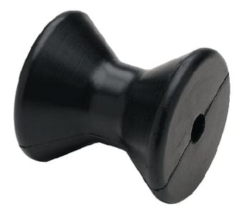 Seachoice Black Rubber Bow Roller 3"