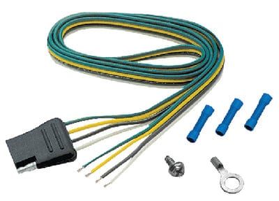 4-Way Flat Trailer Harness 48"<BR>Car Side for 2-Wire Systems