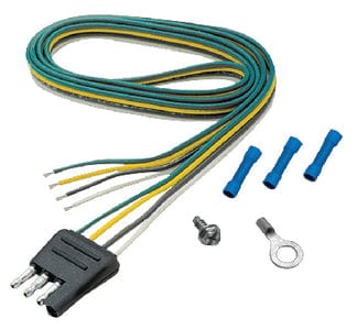 4-Way Flat Trailer Harness 48"<BR>Trailer Side