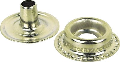 Seachoice Stainless Steel Button Stud With Barrel And Eyelet: 65 Sets