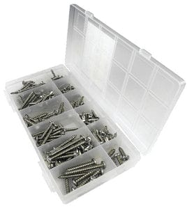 Seachoice Stainless Steel Tapping Screw Kit - 216 Piece