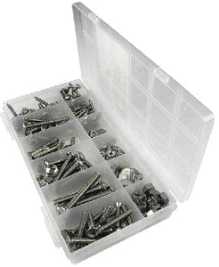 Seachoice Stainless Steel Tapping And Machine Screw Kit - 226 Piece