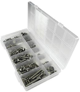 Seachoice Stainless Steel Metric Machine Screw Kit - 240 Piece