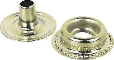 Seachoice Stainless Steel Button Stud With Barrel And Eyelet: 10 Sets