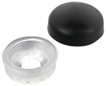 Seachoice Screw Caps: Black: Fits #6 & #8