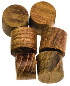 Seachoice 59914 Teak Plugs: 1/4"