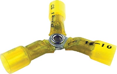 Seachoice 60326 Clear Seal 12-10 Ga. 3-Way Splice: Yellow: 3/Bag