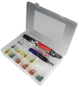Seachoice 78 Piece Heat Shrink Terminal Kit With Wire Stripper and Cutting Tool