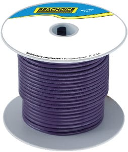 Seachoice 63117 Tinned Copper Marine Wire: 14 AWG: Purple: 100'