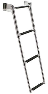 Seachoice 71231 Telescoping Transom Mount Stainless Steel 4-Step Ladder