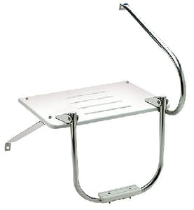 Seachoice Poly Swim Platform With Stainless Steel Rails