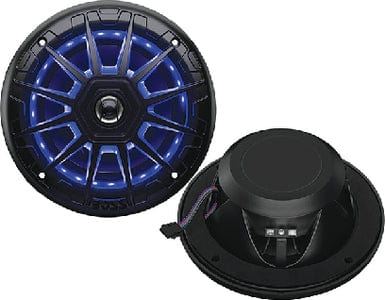 Seachoice 72108 6-1/2" 2-Way Full Range Speakers with LED Lights