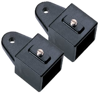 Seachoice External Eye Ends For 1" OD Square Tubing (2 Per Pack)