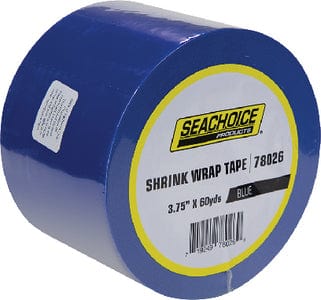 Seachoice 78026 Shrink Wrap Tape: 4" x 60 yds.: Blue