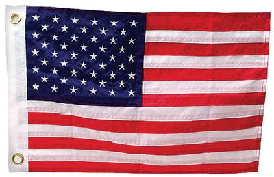 Seachoice 78211 12" x 18" Deluxe Sewn U.S. Flag (Restricted from sale into MN)