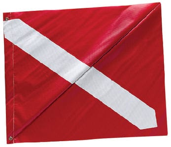 Seachoice 78231 20" x 24" Vinyl Diver Down Flag