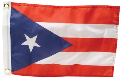 Seachoice 78281 12" x 18" Nylon Print Dyed Puerto Rico Flag