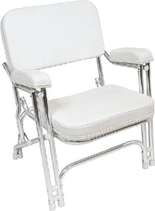 Seachoice Folding Deck Chair - White