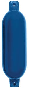 Seachoice 79075 Twin Eye Smooth Fender<BR>Blue: 4.5" x 16"