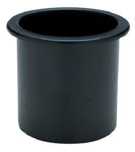 Seachoice 79481 Drink Holder Black - Black: Small Recessed