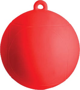 Seachoice 79754 Slalom/Marking Buoy - Neon Red: 9" Dia.