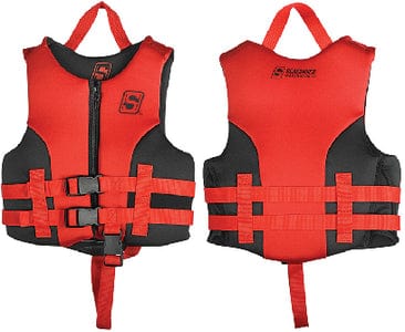 Seachoice 85101 Evoprene Multi-Sport Vest: Red/Black: Child