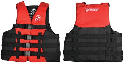 Seachoice 85107 Evoprene Multi-Sport Vest: Red/Black: XL