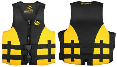 Seachoice 85123 Evoprene Multi-Sport Vest: Yellow/Black: Youth