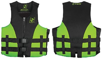 Seachoice 85143 Evoprene Multi-Sport Vest: Green/Black: Youth