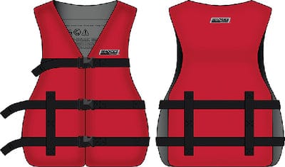 Seachoice 86443 General Purpose Vest<BR>Red: Youth