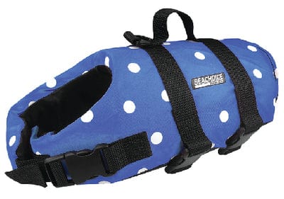 Seachoice 86260 Dog Life Vest - Blue Polka Dot: XXS