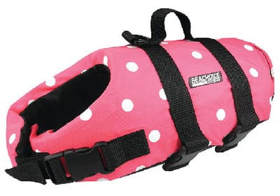 Seachoice 86370 Dog Life Vest - Pink Polka Dot: XS