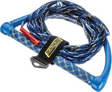 Seachoice 86724 3-Section Wakeboard Rope: 65': 15" Handle with Textured EVA Grip