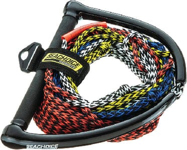 Seachoice 86734 4-Section Water Ski Rope: 75': 12" Handle with Rubber Grip