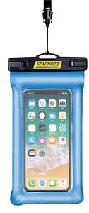Seachoice 86851 Waterproof Floating Phone Holder<BR>Blue: 4" x 8"